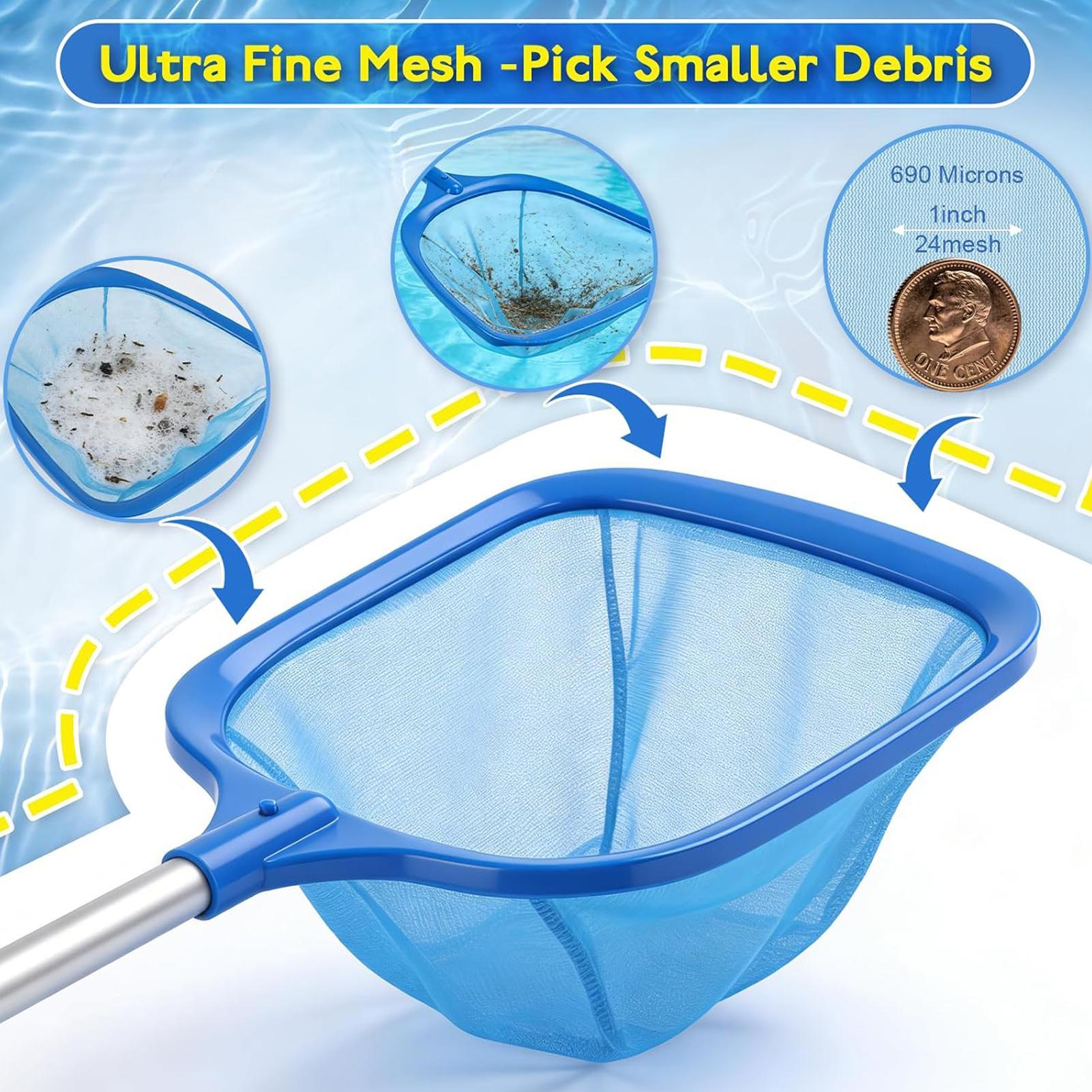 Gardening Tools Rake - شبكة تنظيف وتصفية مياه المسبح، أداة