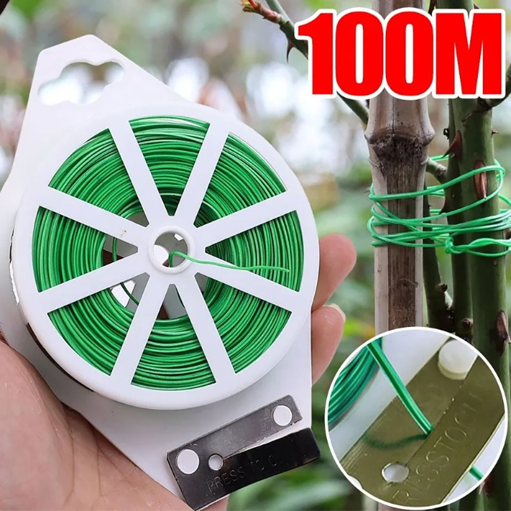 Garden Wire Twist Tie - 1 قطعة سلك الحديد كابل العلاقات