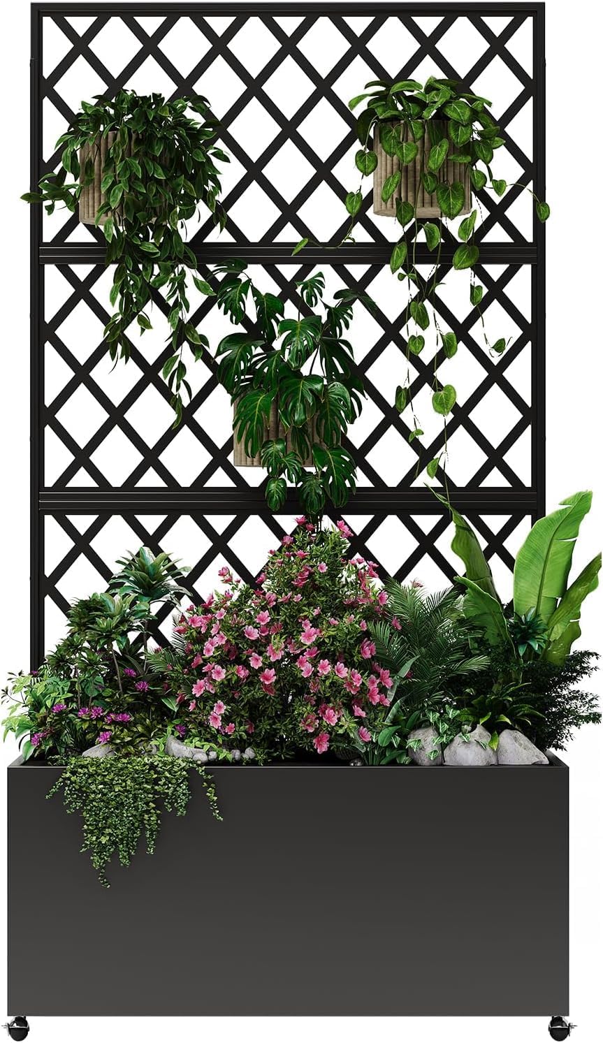 Raised Bed Planter Box - حوض زراعة مرتفع من الفولاذ المجلفن