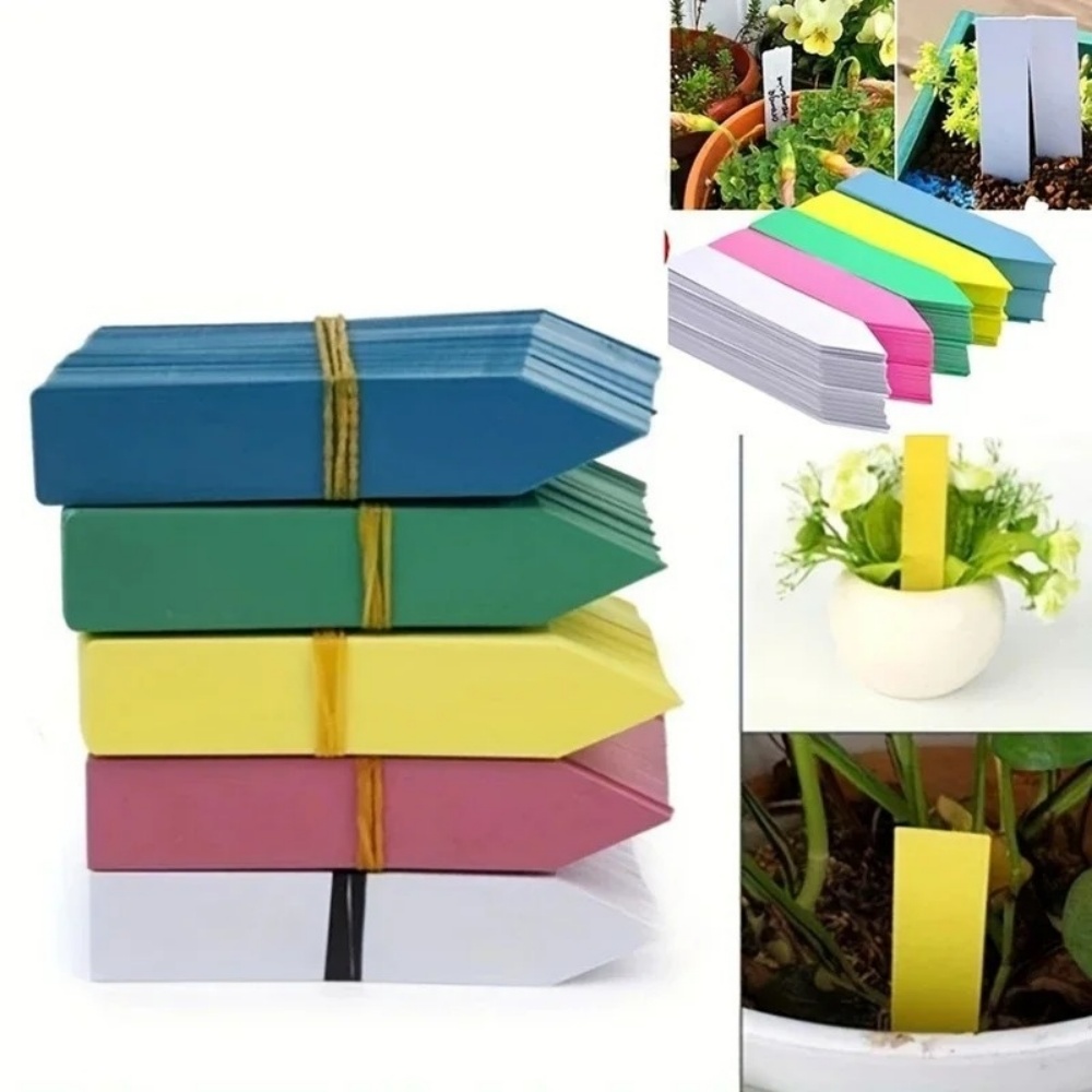 Gardening Tools Labeled - 100 قطعة من بطاقات تعريف النباتات