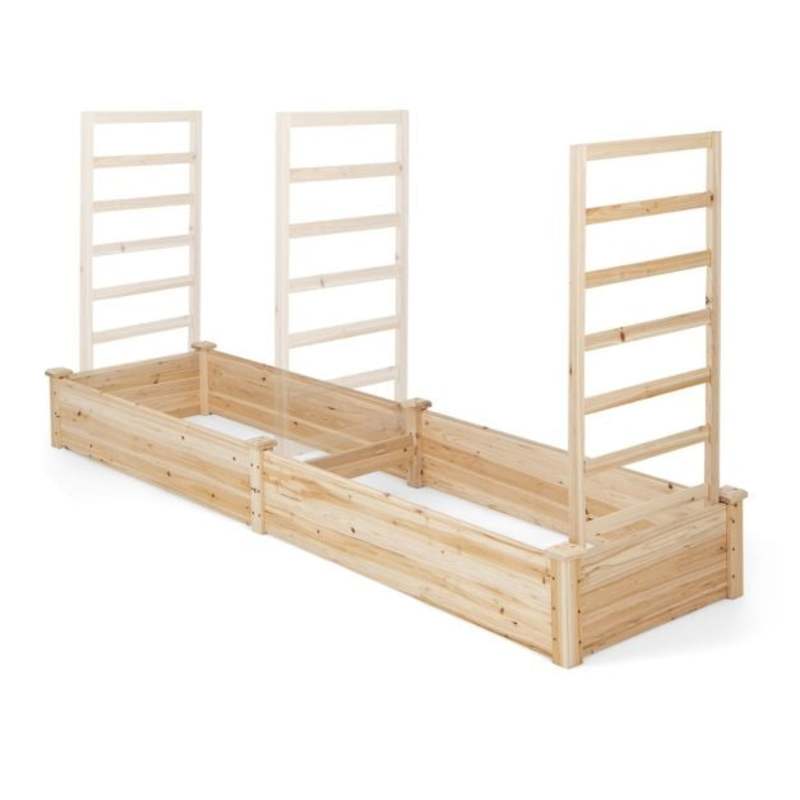 Raised Bed Planter Box - حوض زراعة مرتفع مع صندوق زراعة