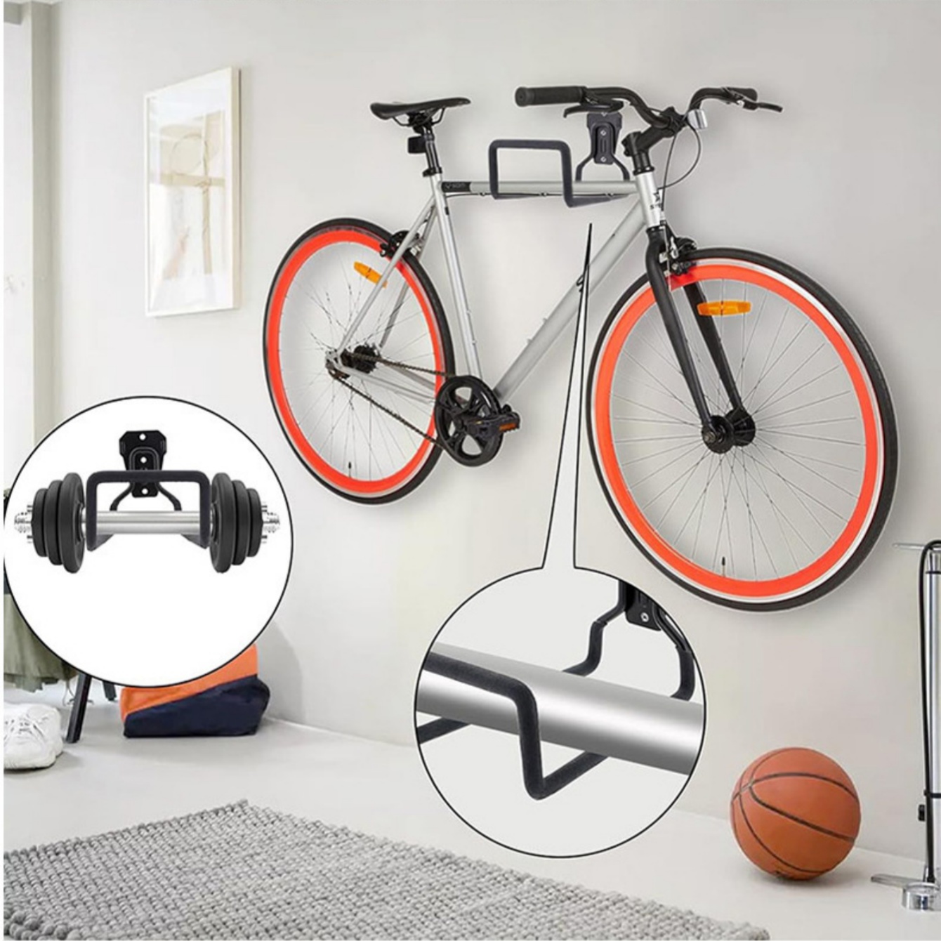 Gardening Tools Range - خطاف متين لأنابيب المياه في المرآب/الحديقة،