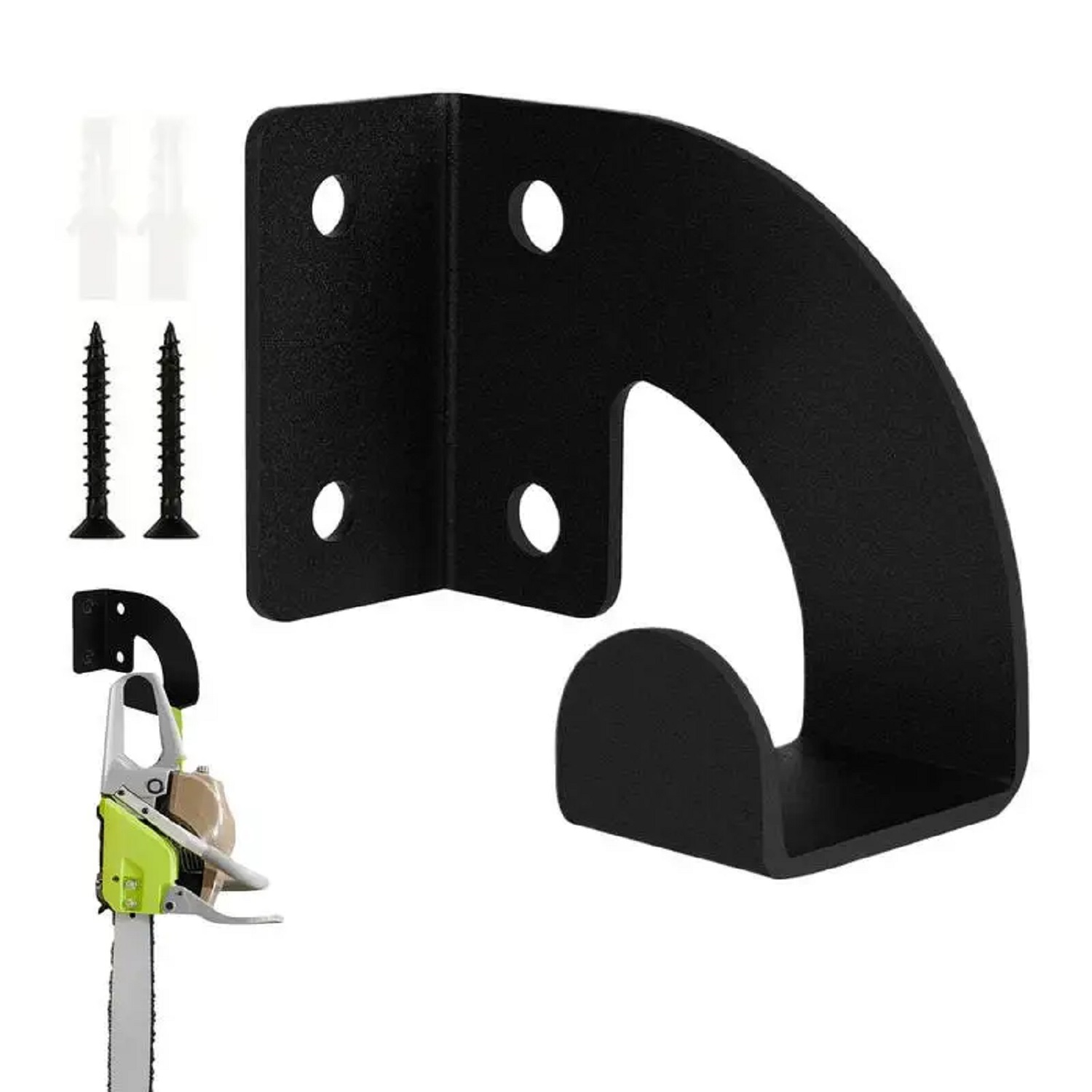 Gardening Tools Range - حامل جداري معدني متين للمنشار الآلي،