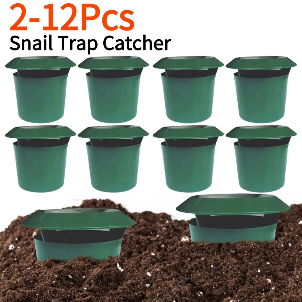 Gardening Tools Toolstation - 2-12 قطعة مصيدة حلزون صديقة للبيئة،