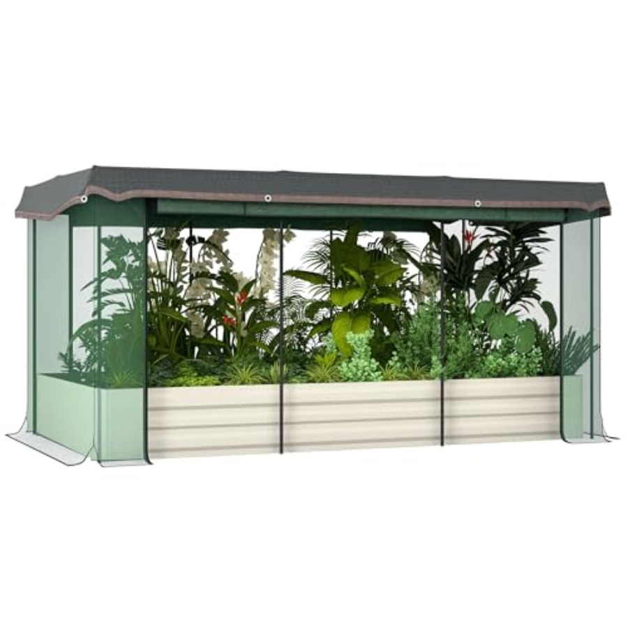 Raised Bed Planter Box - حوض زراعة معدني مجلفن مقاس 7.3