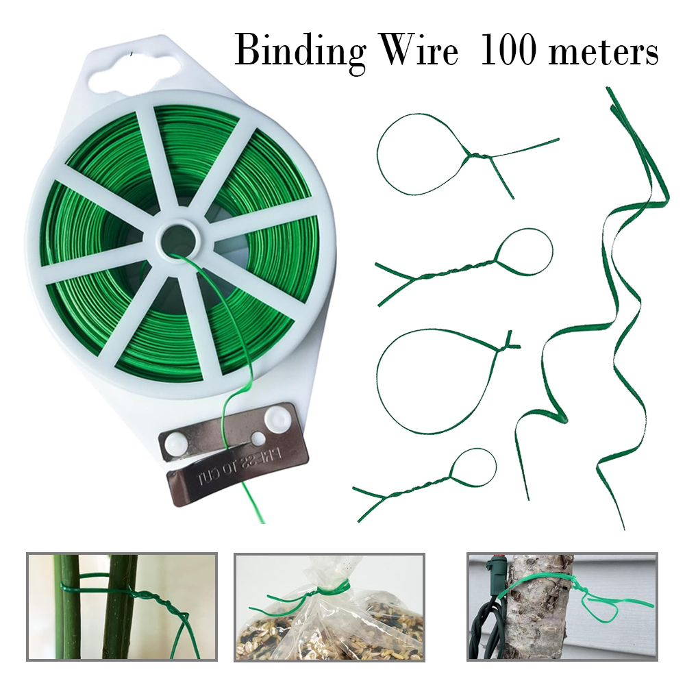 Garden Wire Twist Tie - 1-3 قطعة 100 متر حديقة تويست