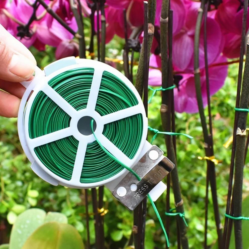 1 قطعة سلك الحديد كابل العلاقا - مراجعة Garden Wire Twist Tie وسعره