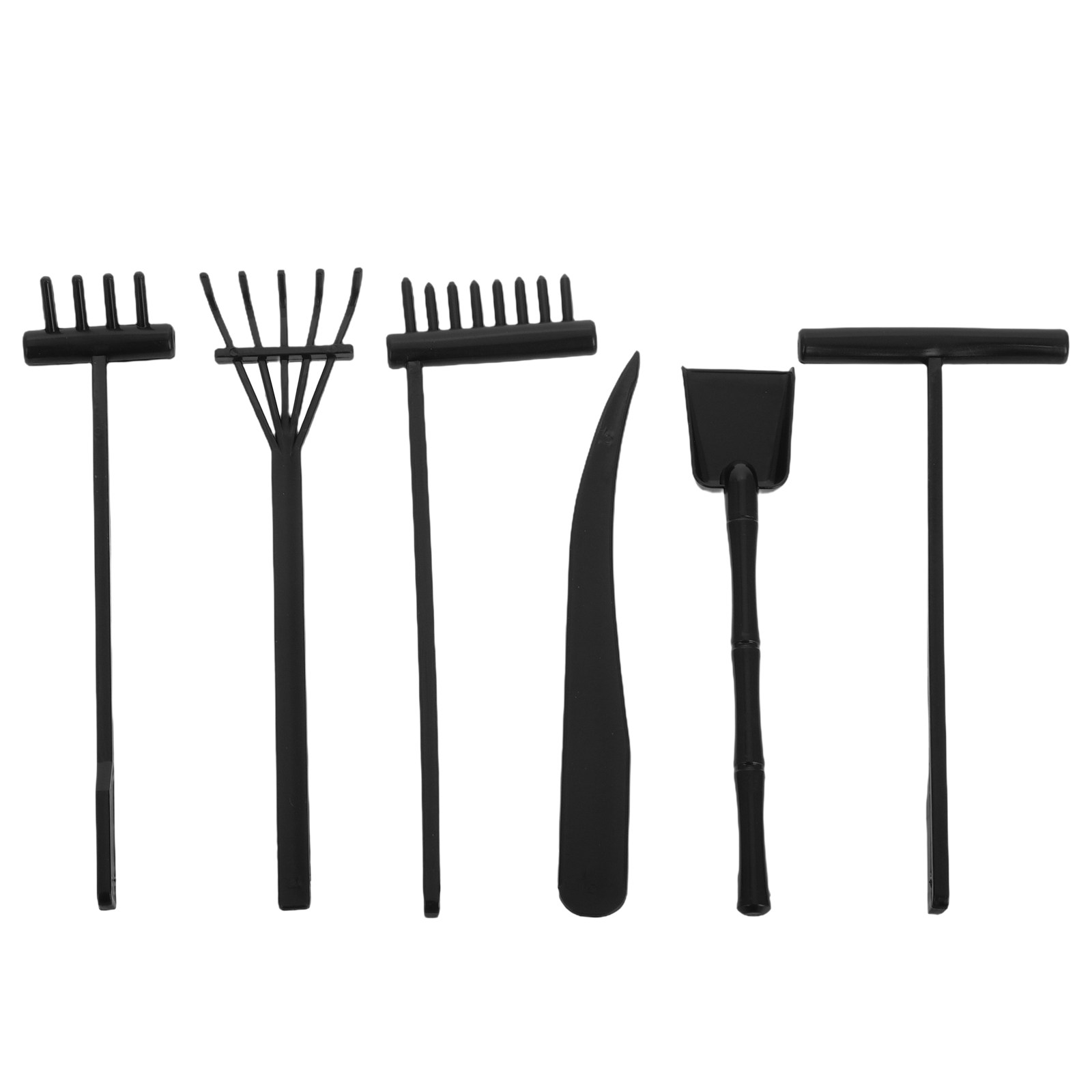 6 قطع من أدوات حديقة الزن الصغ - مراجعة Gardening Tools Rake وسعره