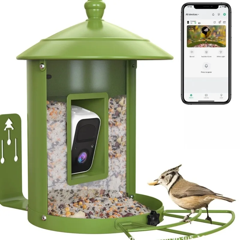 وحدة تغذية الطيور الذكية AI مع - مراجعة Gardening Tools Definition وسعره