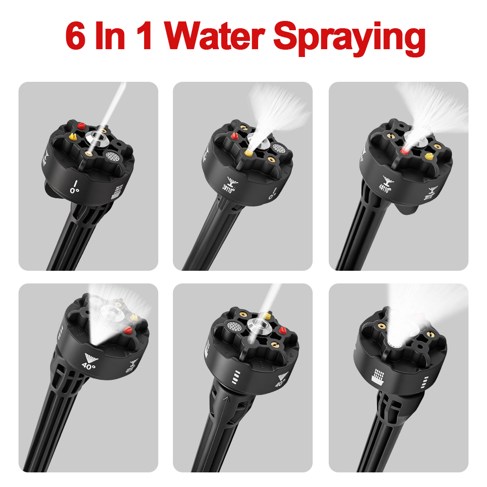 غسالة سيارات لاسلكية قوية بضغط - مراجعة Gardening Tools Battery Powered وسعره