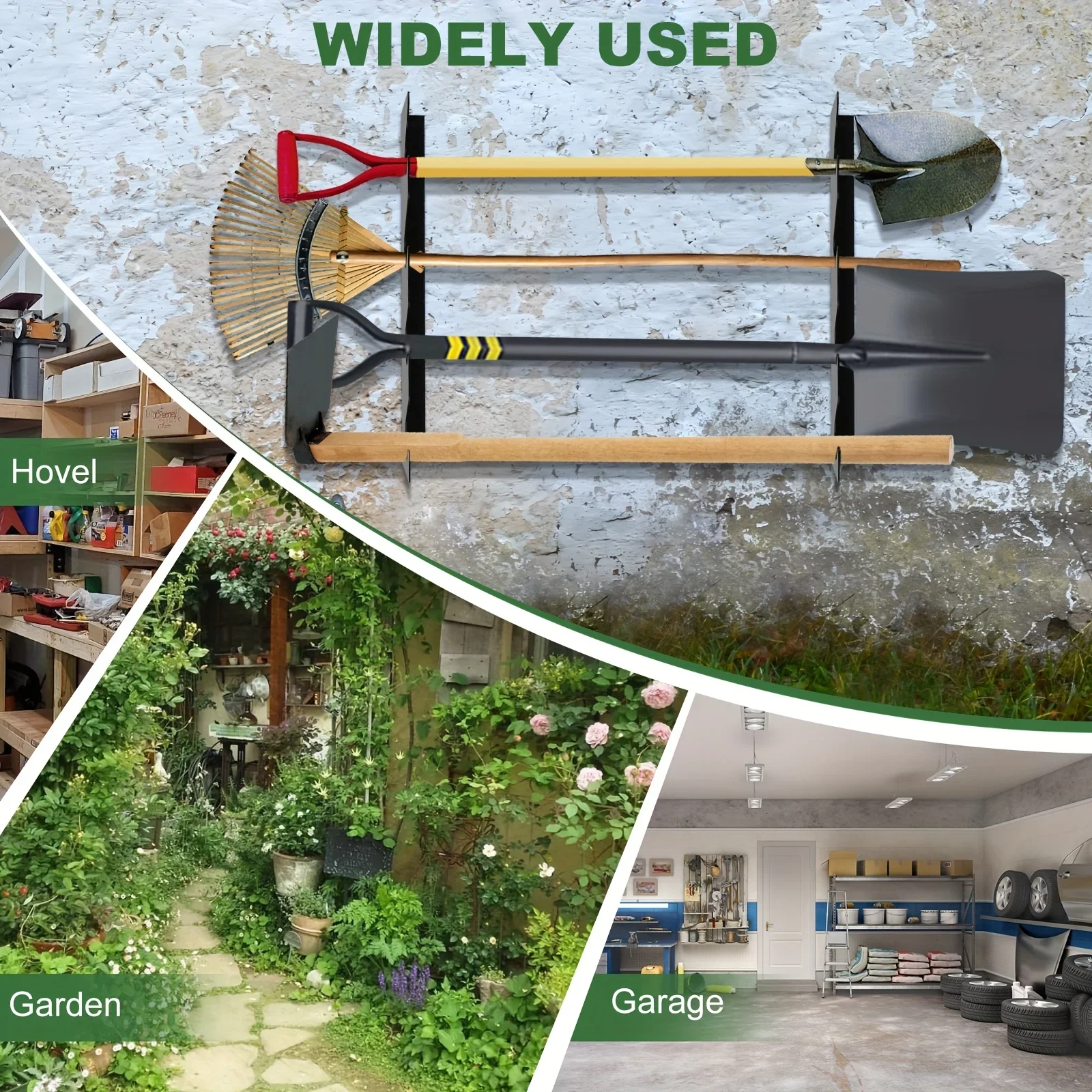 حامل أدوات حدائق معدني متين مع - مراجعة Gardening Tools Rake وسعره