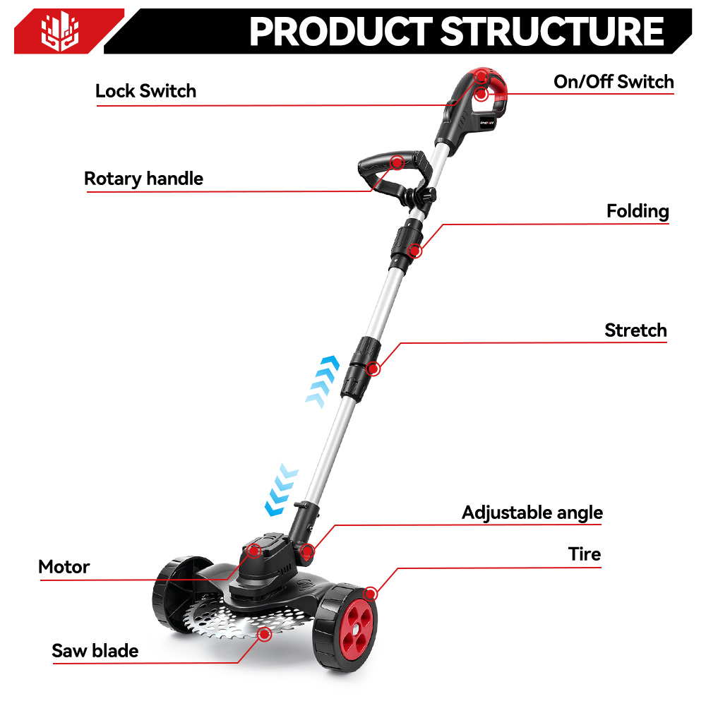 ماكينة قص العشب الكهربائية من  - مراجعة Gardening Tools Battery Powered وسعره