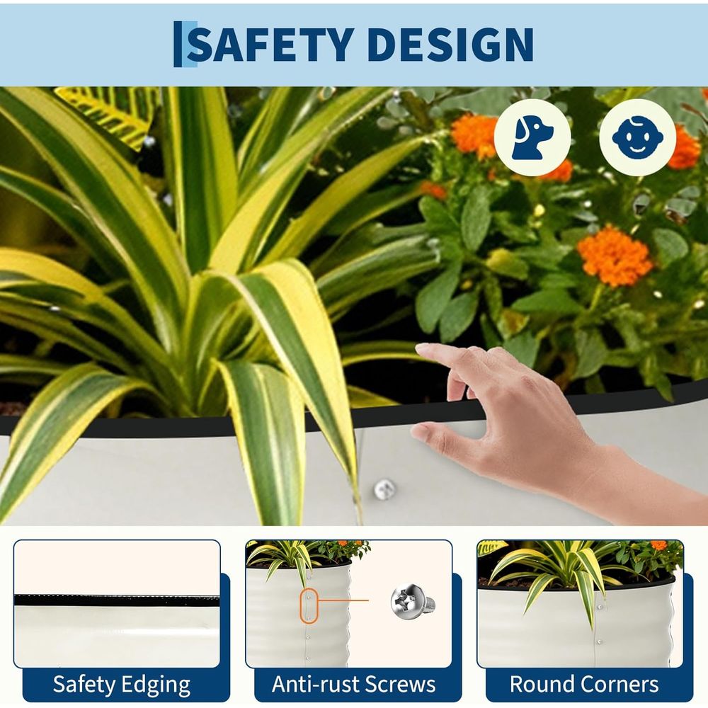 حوضان زراعة مرتفعين (عبوة من ق - مراجعة Raised Bed Planter Box وسعره