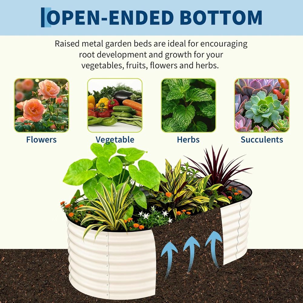حوضان زراعة مرتفعين (عبوة من ق - مراجعة Raised Bed Planter Box وسعره