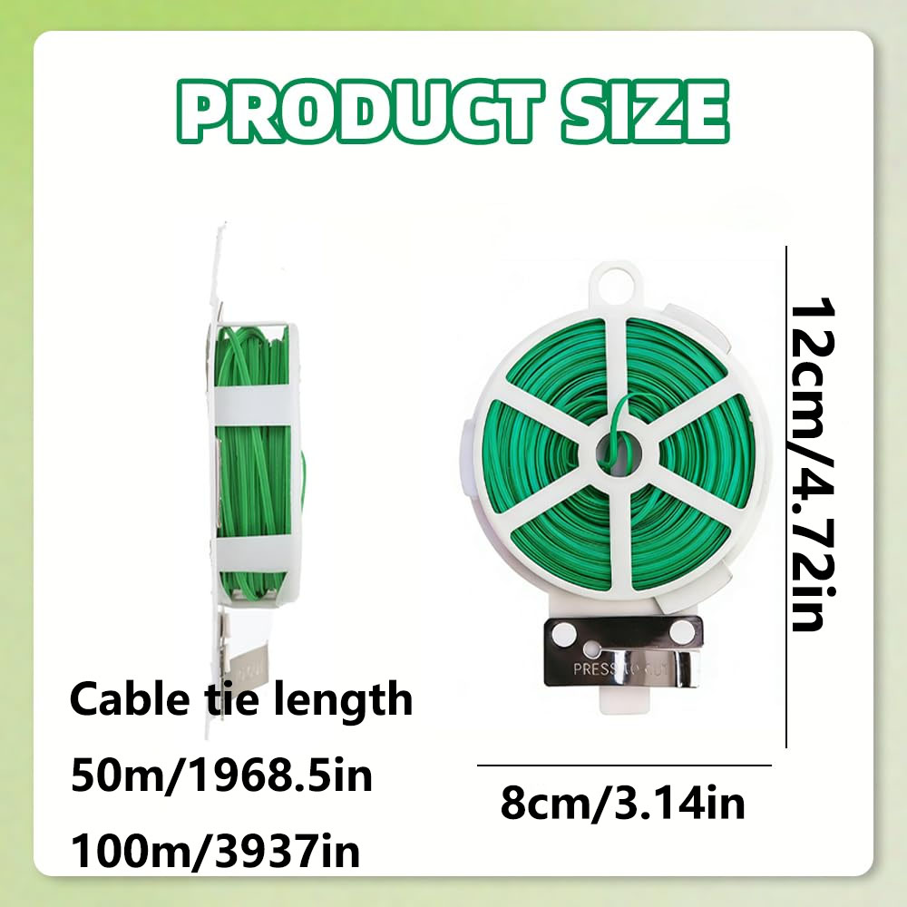 أربطة حديدية متعددة الاستخداما - مراجعة Garden Wire Twist Tie وسعره