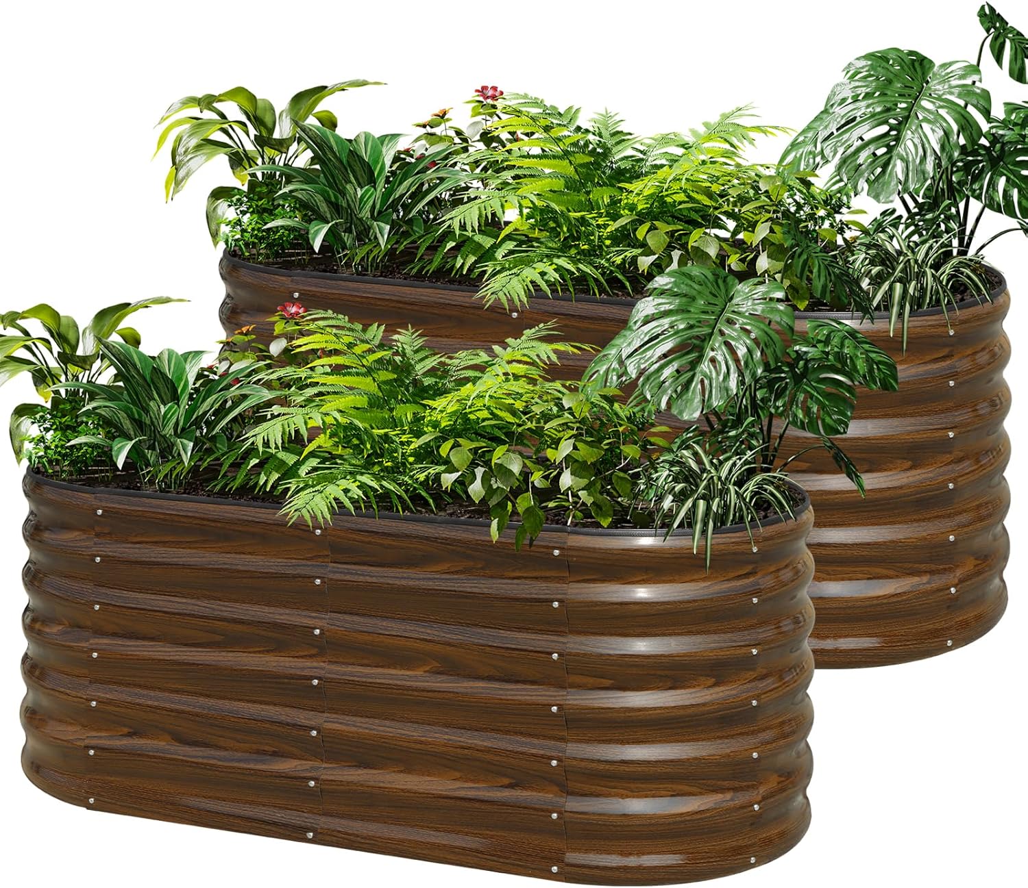 طقم أحواض زراعة مرتفعة من الفو - مراجعة Raised Bed Planter Box وسعره