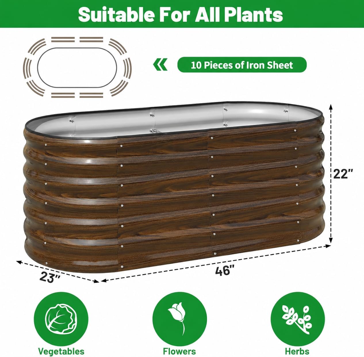 طقم أحواض زراعة مرتفعة من الفو - مراجعة Raised Bed Planter Box وسعره