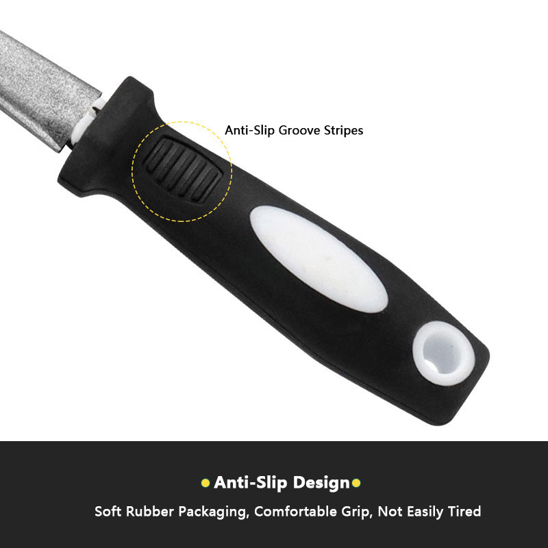 مبراة ماسية معدنية مزدوجة لشحذ - مراجعة Gardening Tools Knife وسعره