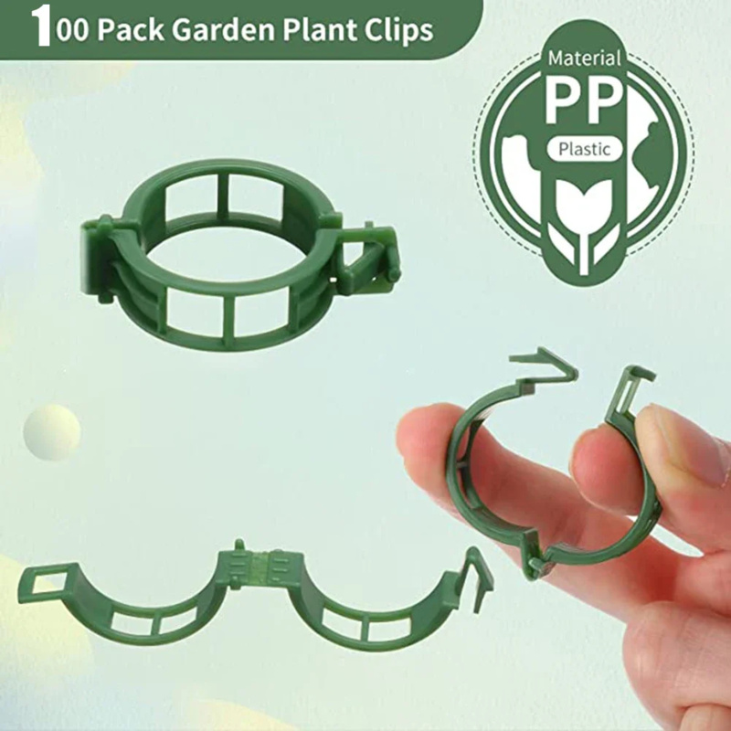 100 قطعة/مشبك دعم النبات العلا - مراجعة Gardening Tools Range وسعره