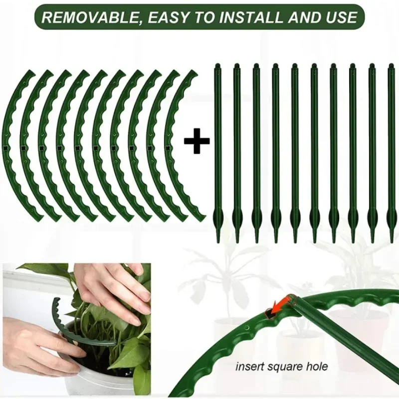 البلاستيك دعم النبات كومة حامل - مراجعة Gardening Tools Range وسعره