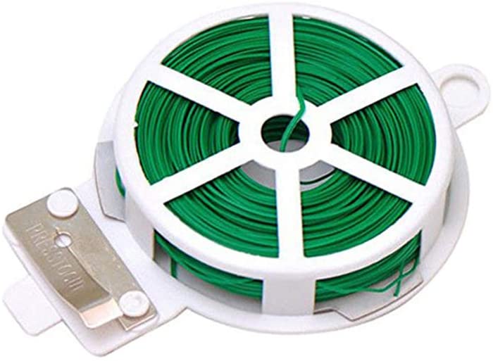 بكرة لف مع القاطع ، أداة حديقة - مراجعة Garden Wire Twist Tie وسعره