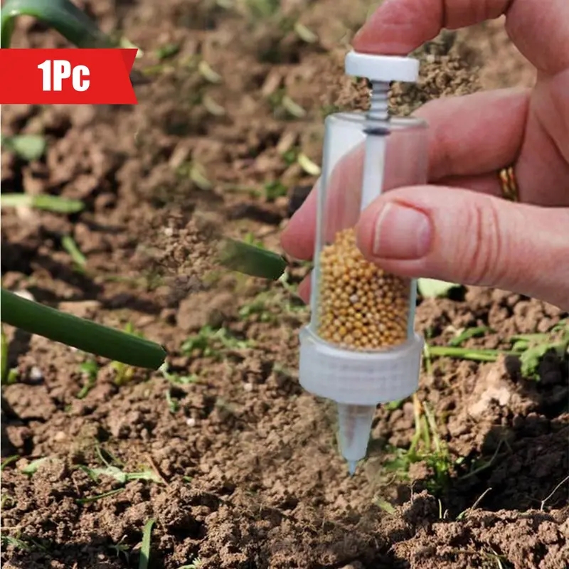 1 قطعة موزع البذور المحمولة ،  - مراجعة Gardening Tools Essential وسعره