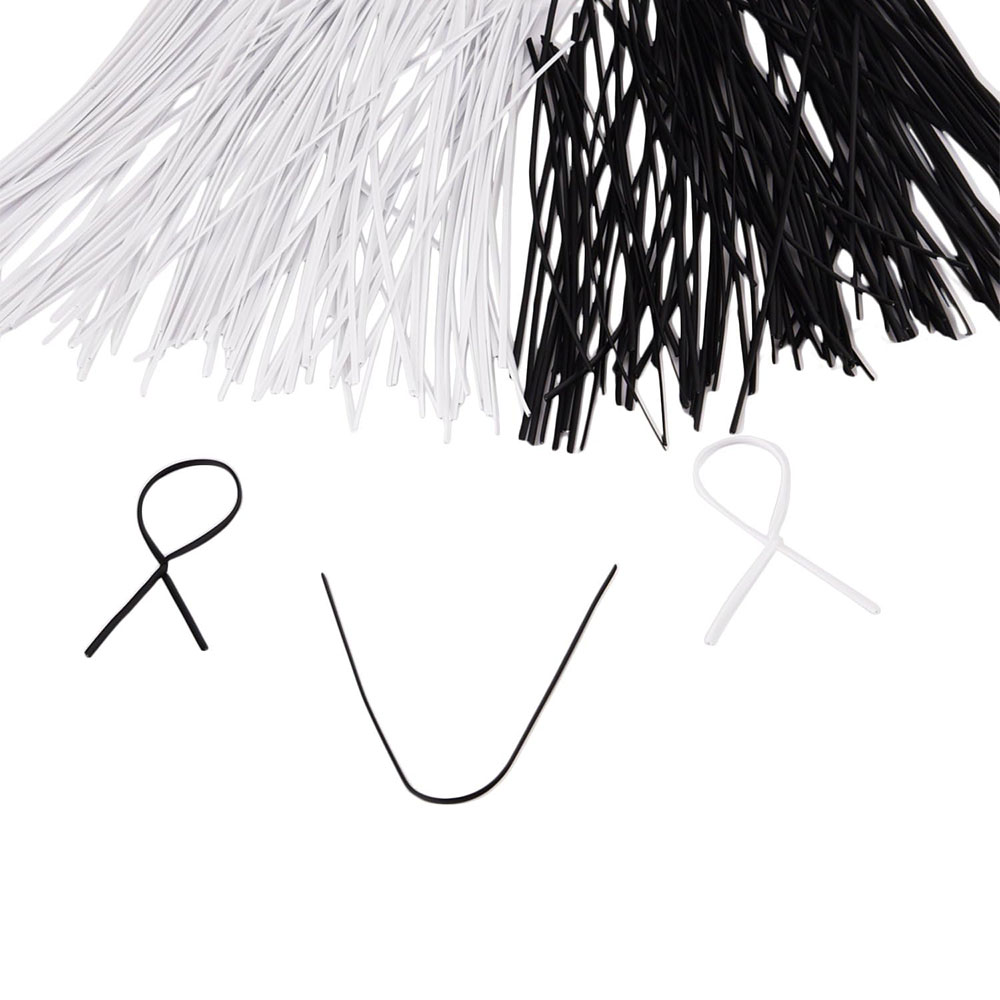 100 قطعة أسود أبيض البستنة كاب - مراجعة Garden Wire Twist Tie وسعره