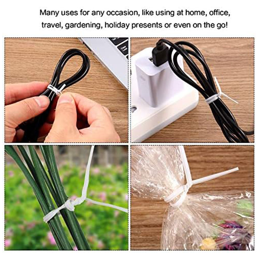 100 قطعة أسود أبيض البستنة كاب - مراجعة Garden Wire Twist Tie وسعره