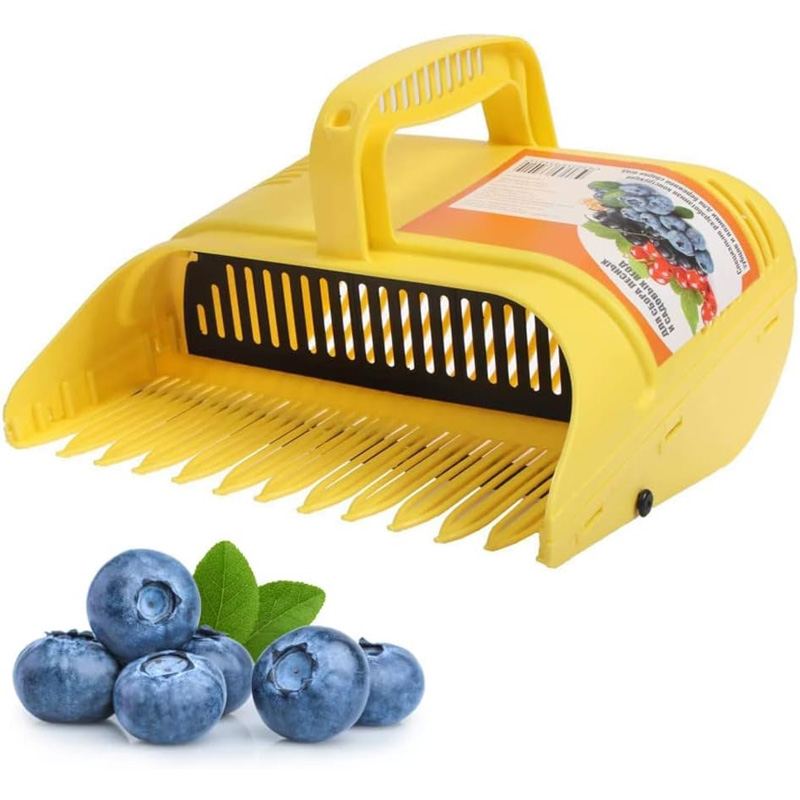 أداة منتقي التوت مع مشط أسنان، - مراجعة Gardening Tools Rake وسعره